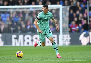 Granit Xhaka: Arsenal's Midfield Maestro in Action against Crystal Palace, Premier League 2018-19