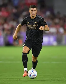 Granit Xhaka: Arsenal's Midfield Maestro Dazzles in Pre-Season Win Against Orlando City SC (2022-23)