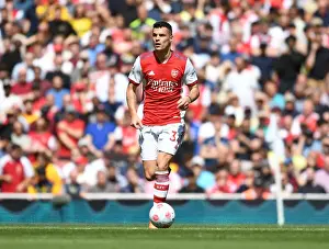 Granit Xhaka: Arsenal's Midfield Maestro Dazzles in Victory Over Leeds United, Premier League 2021-22