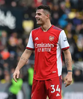 Granit Xhaka: Arsenal's Midfield Maestro Dazzles in Victory over Watford, Premier League 2021-22