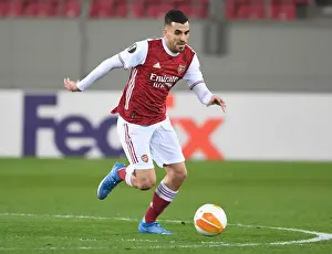 Granit Xhaka: Arsenal's Midfield Maestro in UEFA Europa League Clash vs SL Benfica (Piraeus, 2021)