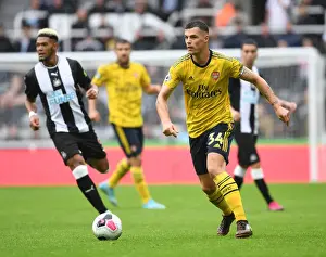 Newcastle United V Arsenal 2019-20 Prints: Granit Xhaka: Arsenal's Midfield Mastermind Dazzles in Premier League Battle vs