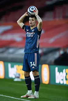 Sheffield United V Arsenal 2020-21 Prints: Granit Xhaka: Arsenal's Midfield Mastermind Shines in Premier League Victory over Sheffield United
