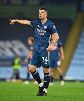 Granit Xhaka at Etihad Stadium: Manchester City vs. Arsenal, 2020-21 Premier League