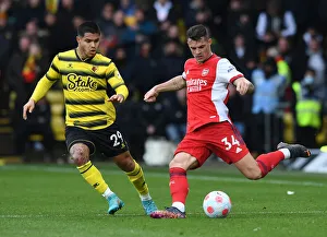 Granit Xhaka Faces Pressure: Watford vs. Arsenal, Premier League 2021-22