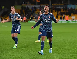 Granit Xhaka and Gabriel's Celebration: Arsenal's Win at Wolverhampton Wanderers in the Premier League