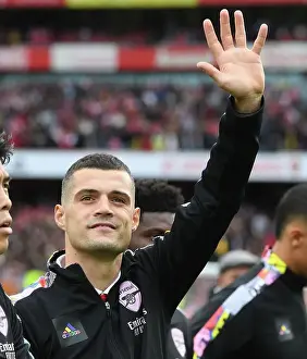 Granit Xhaka Gears Up: Arsenal FC vs Nottingham Forest, Premier League 2022-23