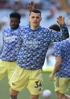 Granit Xhaka Gears Up: Aston Villa vs. Arsenal, Premier League 2021-22