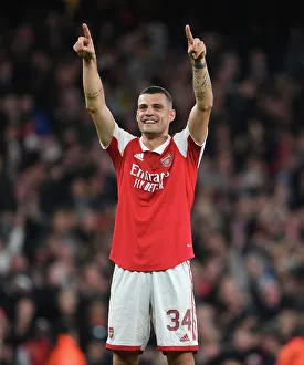 Granit Xhaka Scores: Arsenal FC vs PSV Eindhoven, UEFA Europa League 2022-23