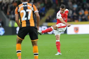 Granit Xhaka Scores Arsenal's 4th Goal vs Hull City, Premier League 2016-17