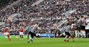 Newcastle United V Arsenal 2018-19 Prints: Granit Xhaka Scores First Goal: Newcastle United vs. Arsenal FC, Premier League 2018-19