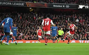 Granit Xhaka Scores the Winner: Arsenal FC vs. PSV Eindhoven, UEFA Europa League 2022-23
