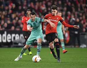 Granit Xhaka vs. Adrien Hunou: Clash of the Midfielders in Stade Rennais vs. Arsenal UEFA Europa League Clash