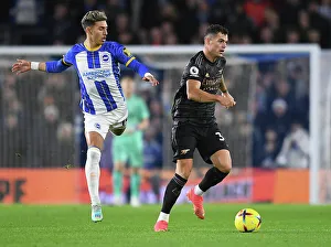 Granit Xhaka vs. Jeremy Sarmiento: Battle at the American Express Community Stadium - Brighton & Hove Albion vs. Arsenal FC, Premier League 2022-23