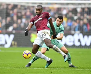 Granit Xhaka vs Michail Antonio: Intense Battle in West Ham United vs Arsenal FC Premier League Clash