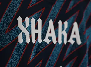 Granit Xhaka's Arsenal Shirt in Liverpool's Anfield: Carabao Cup Semi-Final Showdown