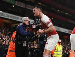 Arsenal V Chelsea 2018-19 Prints: Granit Xhaka's Brace: Arsenal's Victory Over Chelsea in the Premier League (January 2019)