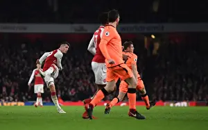 Arsenal V Liverpool 2017-18 Prints: Granit Xhaka's Brace: Arsenal's Victory Over Liverpool in the Premier League 2017-18