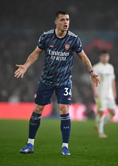 Granit Xhaka's Brilliant Midfield Performance: Arsenal Triumphs Over Leeds United, Premier League 2021-22