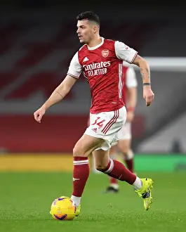 Granit Xhaka's Brilliant Performance: Arsenal vs Manchester United at Empty Emirates Stadium (2021)
