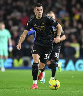 Granit Xhaka's Dominant Midfield Performance: Arsenal's Triumph over Brighton & Hove Albion (2022-23)