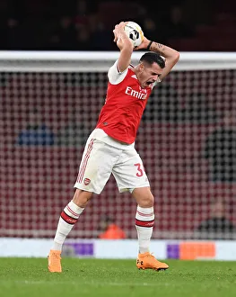 Arsenal V Eintracht Frankfurt 2019-20 Prints: Granit Xhaka's Europa League Showdown: Arsenal vs. Eintracht Frankfurt