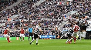 Images Dated 15th September 2018: Granit Xhaka's First Goal: Arsenal's Victory at Newcastle United (2018-19)