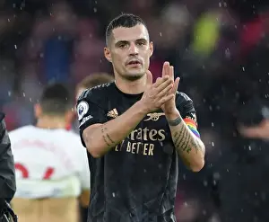 Granit Xhaka's Post-Match Applause: Southampton vs. Arsenal, 2022-23 Premier League