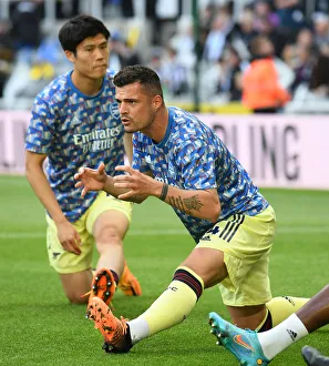 Granit Xhaka's Pre-Match Routine: Arsenal vs. Newcastle United, Premier League 2021-22