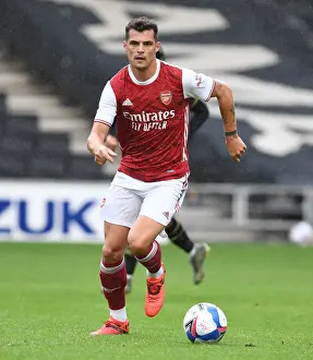 Granit Xhaka's Pre-Season Dominance: Arsenal's Victory over MK Dons, 2020