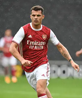 MK Dons V Arsenal 2020-21 Prints: Granit Xhaka's Pre-Season Glory: Arsenal's Victory over MK Dons, 2020