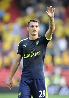 Granit Xhaka's Reaction: A Tense Moment at Watford vs Arsenal, Premier League 2016-17