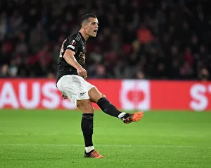 Granit Xhaka's Standout Midfield Display: Arsenal's Dominant Performance against PSV Eindhoven in Europa League