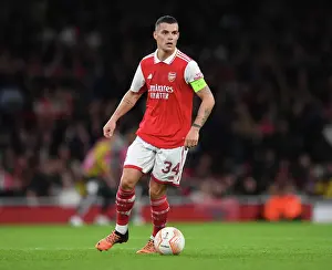 Granit Xhaka's Stellar Midfield Display: Arsenal Secures Europa League Victory vs. PSV Eindhoven