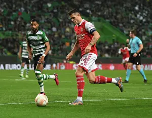 Granit Xhaka's Stellar Midfield Display: Arsenal's Europa League Triumph over Sporting CP (Lisbon, 2023)