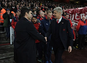 Arsenal V Tottenham Hotspur 2015-16 Prints: The Great Derby Showdown: Wenger vs Pochettino