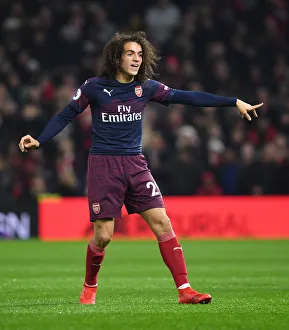 Brighton And Hove Albion V Arsenal 2018-19 Prints: Guendouzi in Action: Arsenal vs. Brighton, Premier League 2018-19