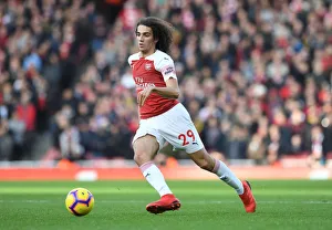 Arsenal V Burnley 2018-19 Prints: Guendouzi in Action: Arsenal vs Burnley, Premier League 2018-19