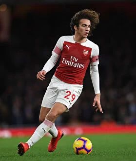 Images Dated 8th December 2018: Guendouzi in Action: Arsenal vs Huddersfield, Premier League 2018-19