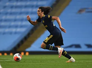 Manchester City V Arsenal 2019-20 Prints: Guendouzi in Action: Arsenal vs Manchester City, Premier League 2019-2020
