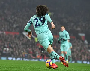 Manchester United V Arsenal 2018-19 Prints: Guendouzi in Action: Arsenal vs. Manchester United, Premier League 2018-19