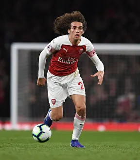 Arsenal V Newcastle United 2018-19 Prints: Guendouzi in Action: Arsenal vs. Newcastle United, Premier League 2018-19