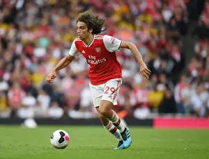 Guendouzi in Action: Arsenal vs. Tottenham at the Emirates Stadium (Premier League 2019-20)