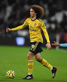 Guendouzi in Action: Arsenal vs. West Ham, Premier League Clash, London, 2019
