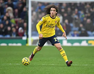 Burnley V Arsenal 2019-20 Prints: Guendouzi in Action: Burnley vs Arsenal, Premier League 2019-20