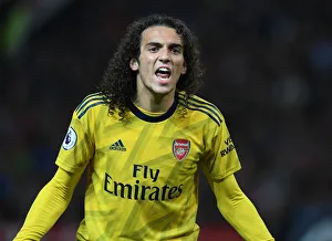 Manchester United V Arsenal 2019-20 Prints: Guendouzi in Action: Manchester United vs. Arsenal, Premier League 2019-20