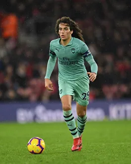 Southampton V Arsenal 2018-19 Prints: Guendouzi in Action: Southampton vs Arsenal, Premier League 2018-19
