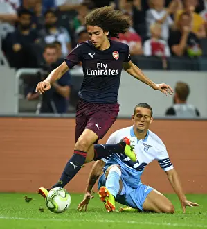 Arsenal V SS Lazio 2018-19 Prints: Guendouzi Breaks Past Lazio's Luiz Felipe in Arsenal's Pre-Season Friendly