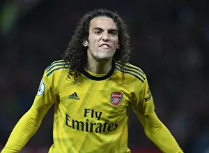 Manchester United V Arsenal 2019-20 Prints: Guendouzi at Old Trafford: A Premier League Showdown - Manchester United vs