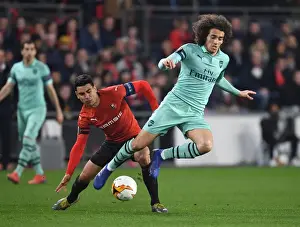 Guendouzi vs. Andre: Intense Clash in Arsenal's Europa League Battle with Rennes
